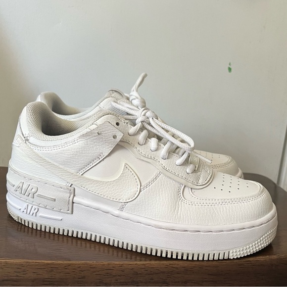 Nike Air Force 1 Low White Sneakers - Picture 1 of 5